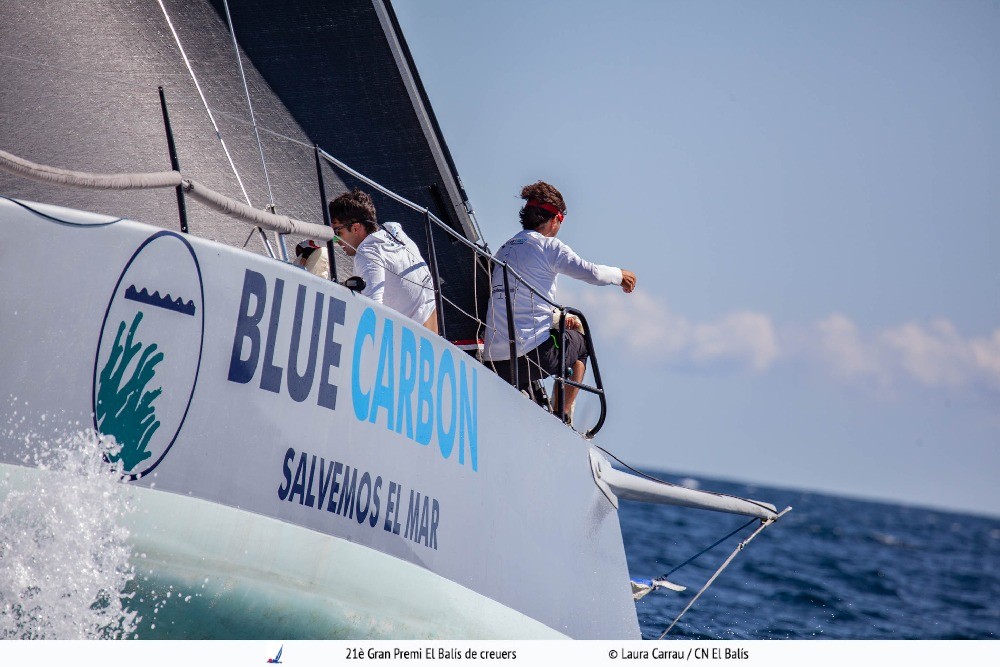 TP52 Blue Carbon for regatta yacht charter